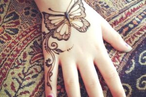 simple mehndi designs for kids