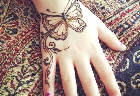 simple mehndi designs for kids